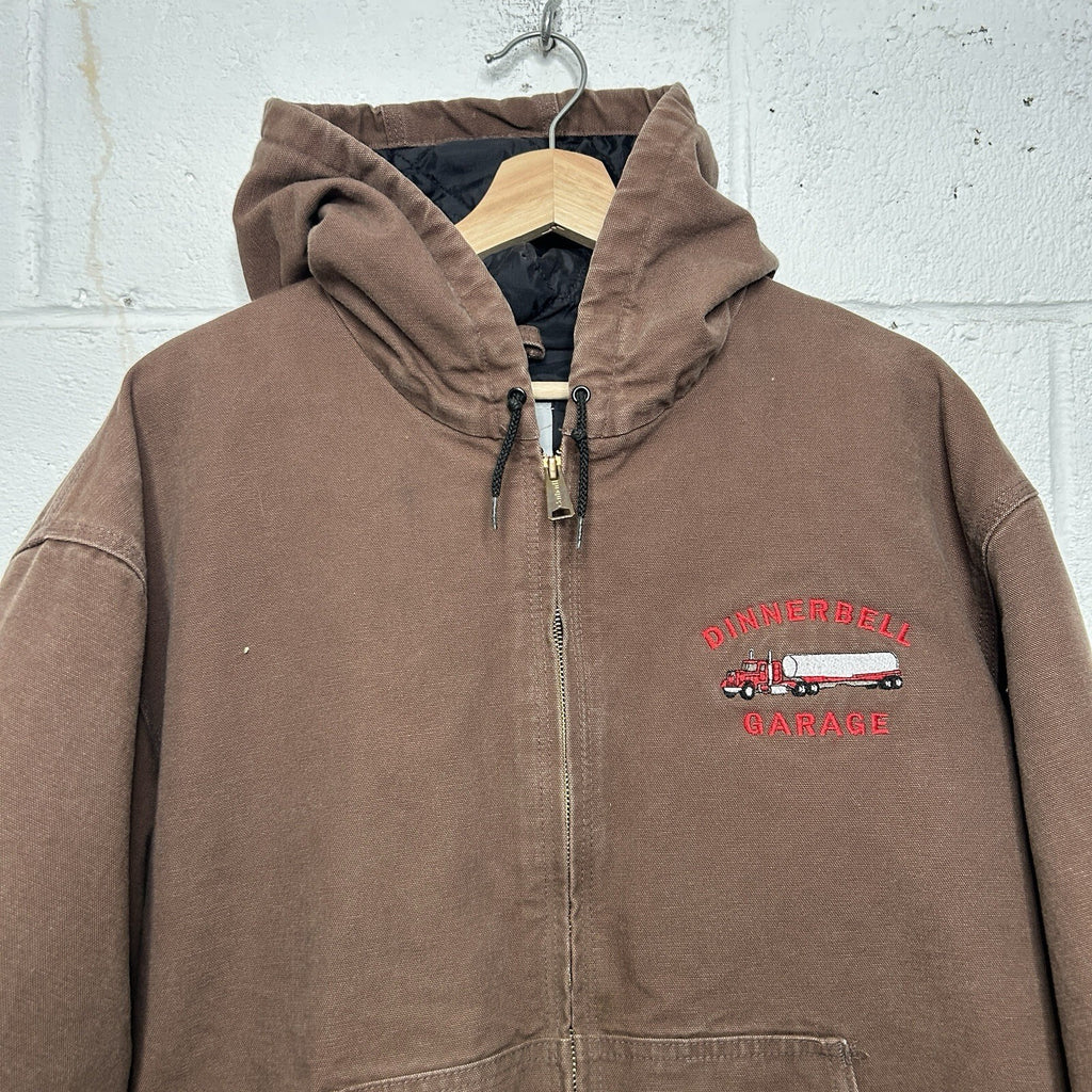 Vintage Carhartt Quilted Hooded Active Jacket “Chesnut” J269 CHT Men’s X-Large