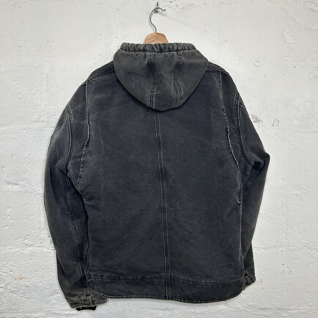 Vintage Carhartt Sherpa-Lined Hooded Detroit Jacket “Black” J141 BLK Men’s XL