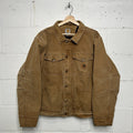 Carhartt Berwick Fleece-Lined Canvas Jacket “Brown” 101230-211 Men’s Large
