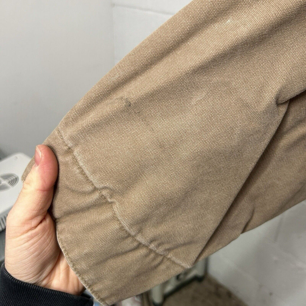 Vintage Carhartt Blanket-Lined Chore Coat “Saddle” C02 SDL