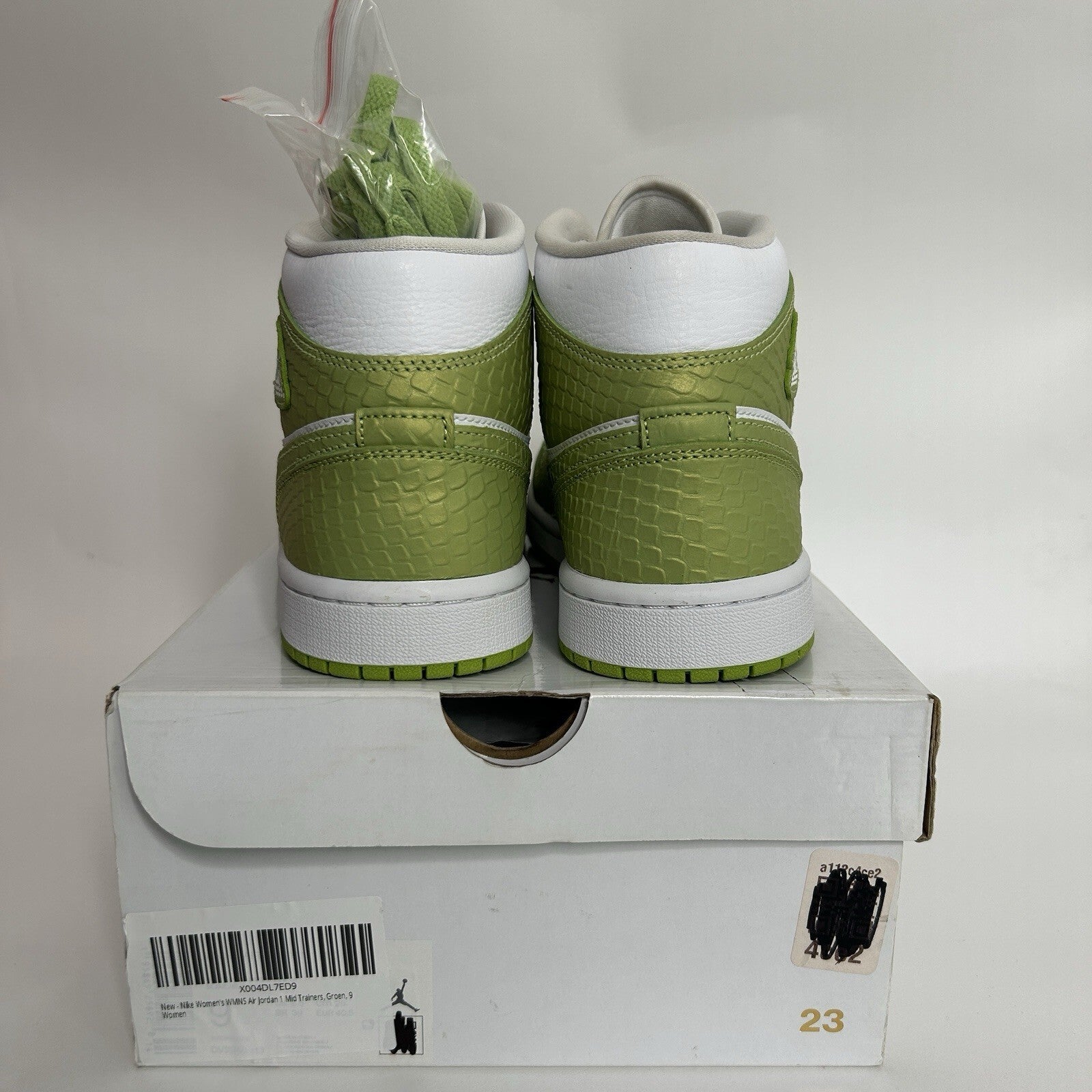 Nike Air Jordan 1 Mid WMNS SE “Green Python” DV2959-113 Women’s 9 New