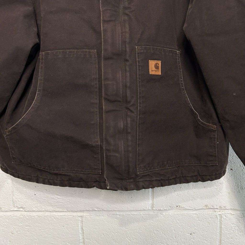 Vintage Carhartt Quilted Traditional Jacket “Dark Brown” J22 DKB Men’s X-Large