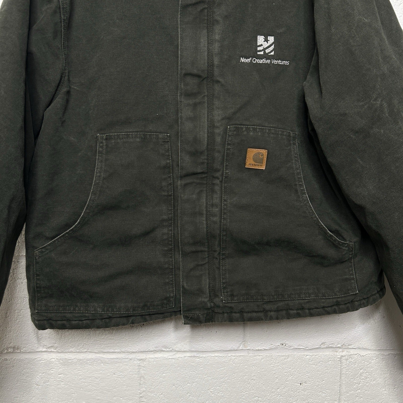 Vintage Carhartt Quilted Traditional Artic Jacket “Moss Green” J22 MOS Men’s XL