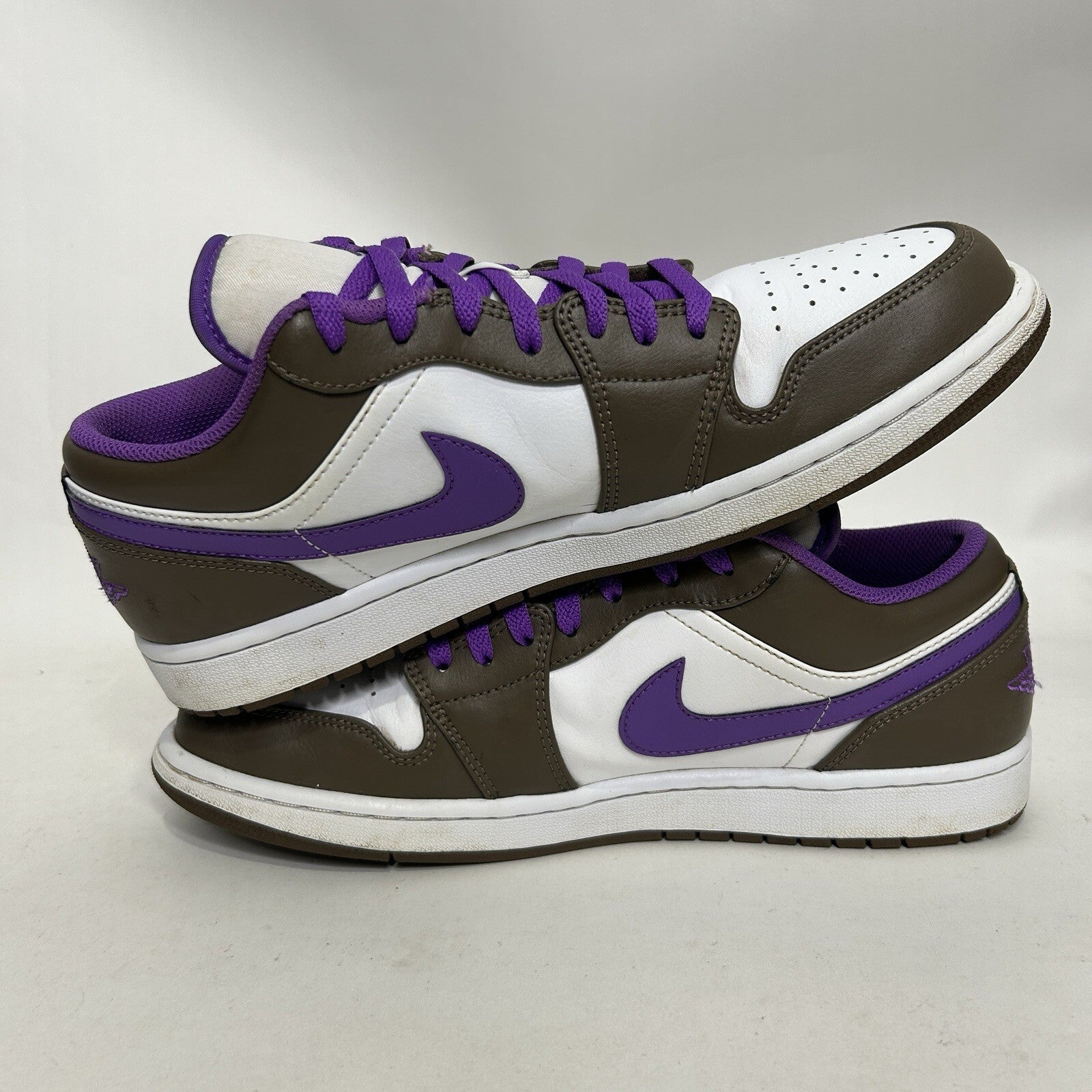 Nike Air Jordan 1 Low Retro “Purple Mocha/Palomino Berry” 553558-215 Men’s 11