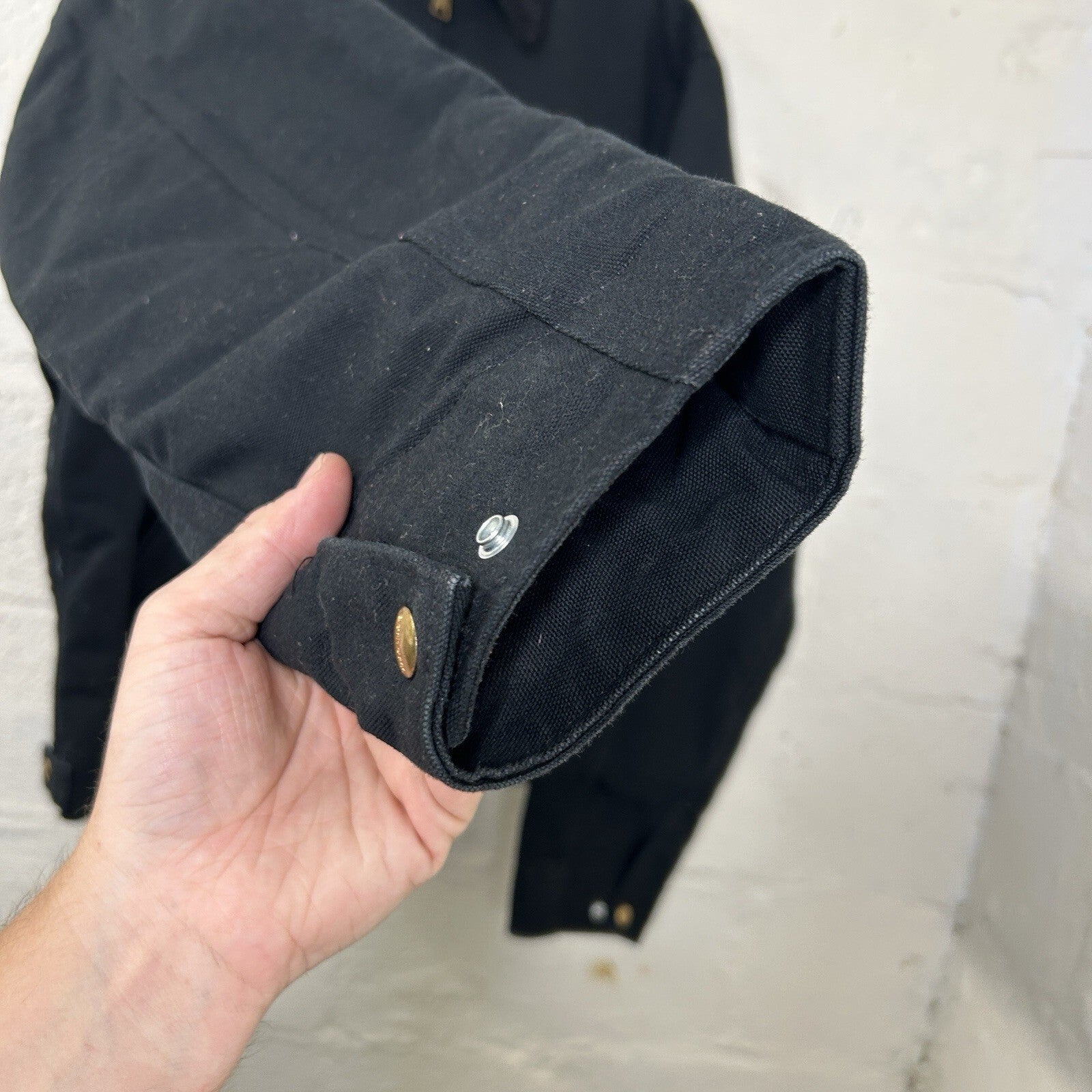 Vintage Carhartt Blanket-Lined Detroit Jacket “Black” J01 BLK Men’s X-Large