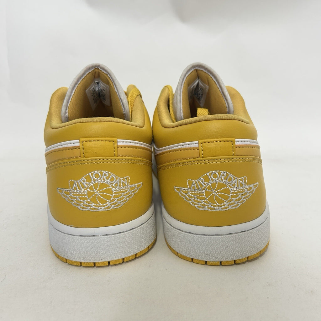 Nike Air Jordan 1 Low “Pollen/Yellow White” Shoes 553558-171 Men's 13 Worn
