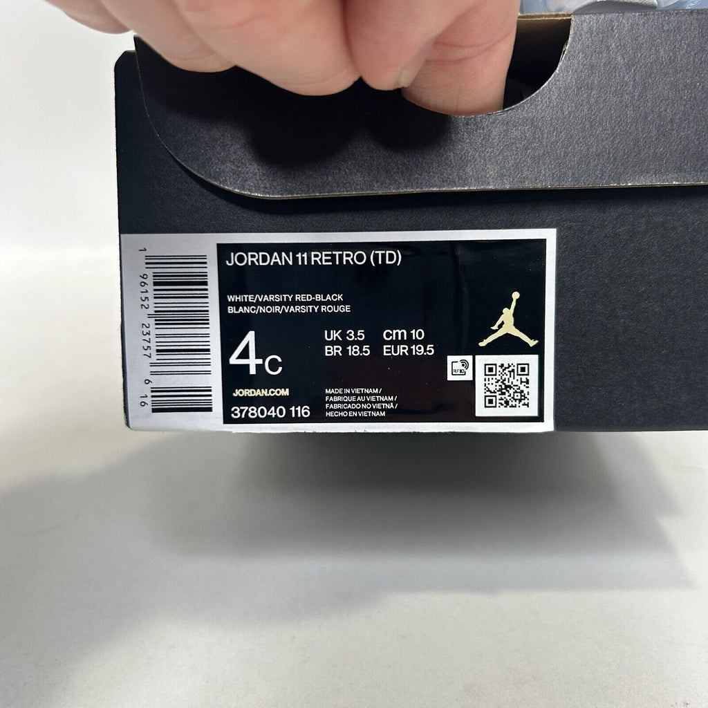 Nike Air Jordan 11 Retro TD “Cherry Red White” 2024