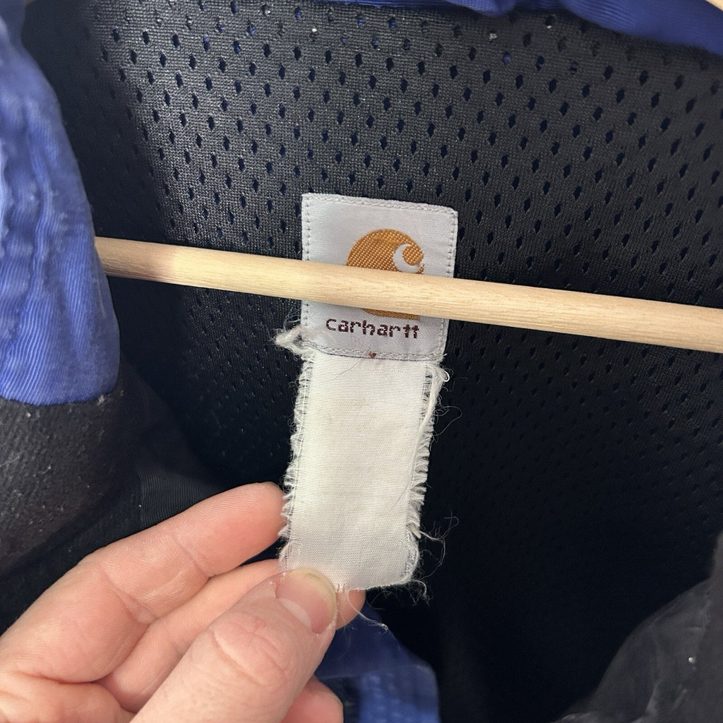 Vintage Carhartt Windbreaker Mesh-Lined Jacket “Blue”