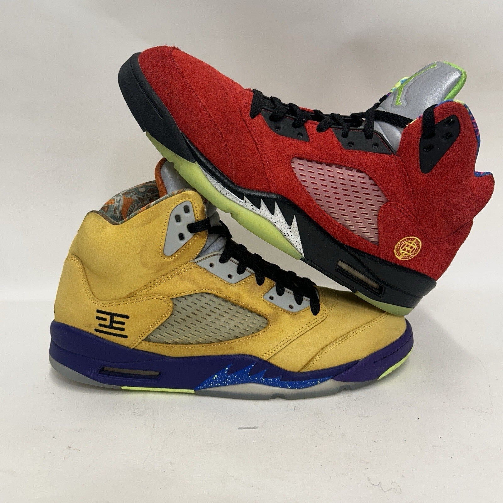 Nike Air Jordan Retro 5 Retro OG “What The” Sneakers CZ5725-700 Men’s 13 Worn