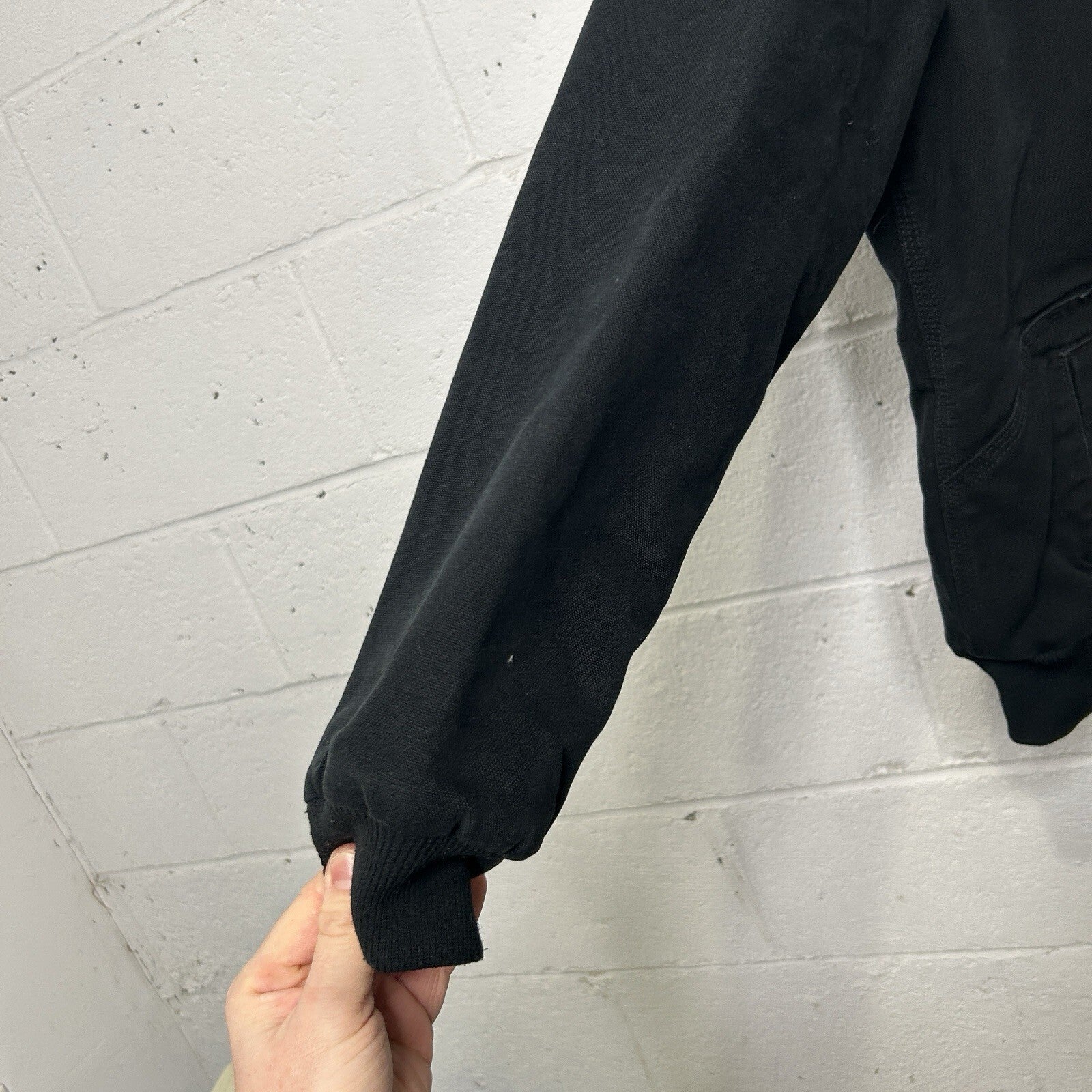 Carhartt Sherpa-Lined Wildwood Jacket “Washed Black” 100815-001 Women’s XL