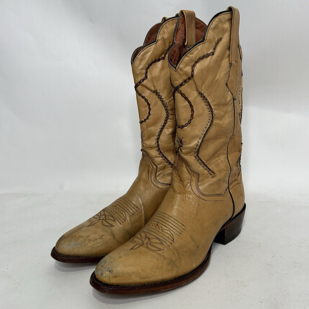 Vintage Dan Post Palamino Albany Boots “Cream” Men’s 11D