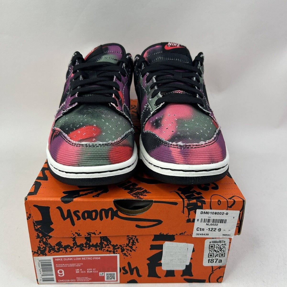 Nike Shoes Dunk Low Retro Premium “Graffiti/Black Pink” 2024