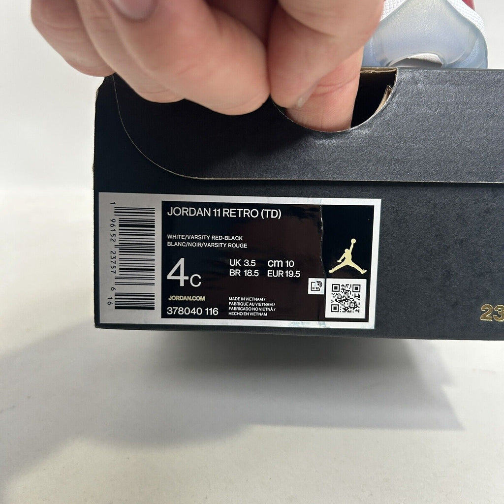Nike Air Jordan 11 Retro TD “Cherry Red White” 2024