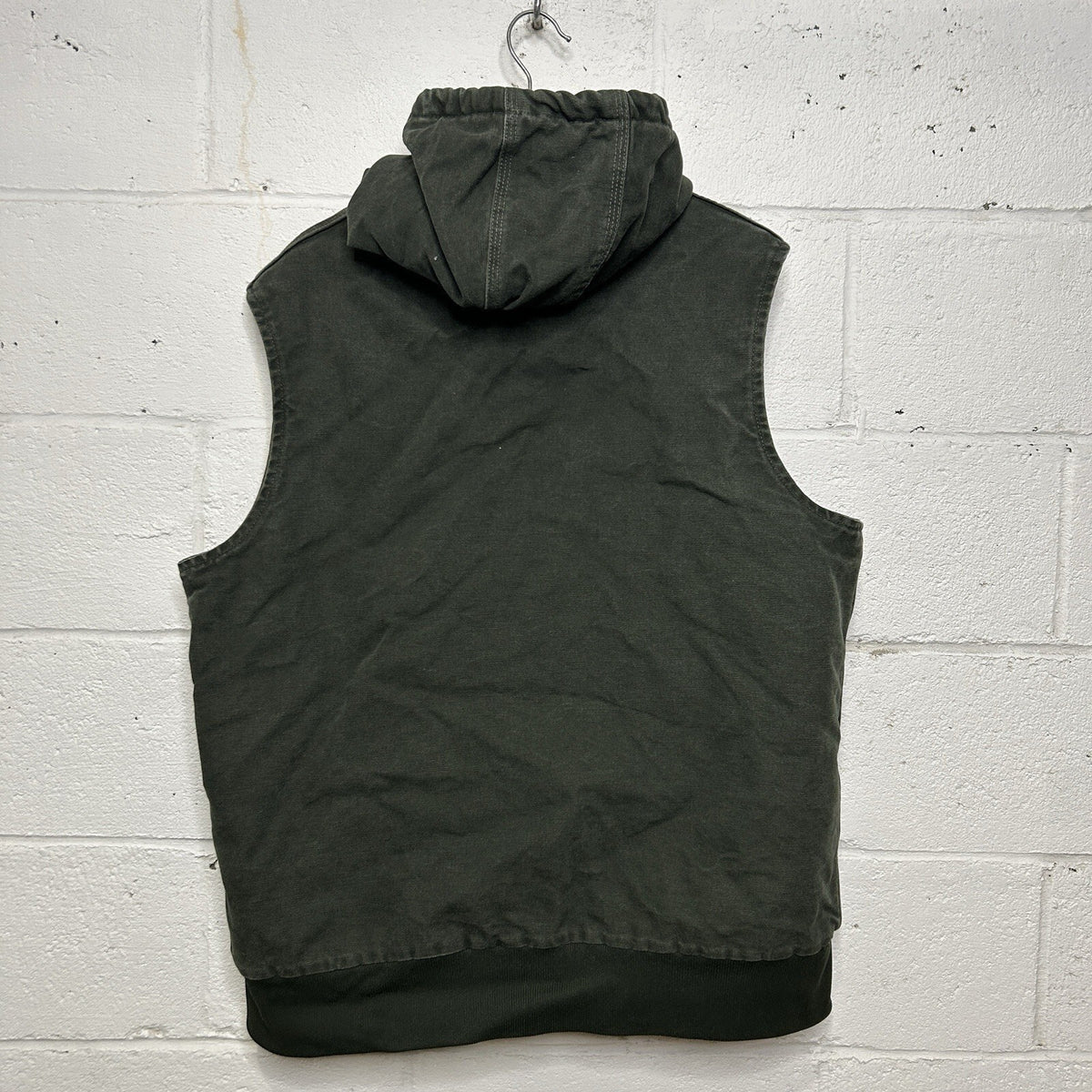 Carhartt Hooded Quilted Canvas Vest “Moss Green” 100121
