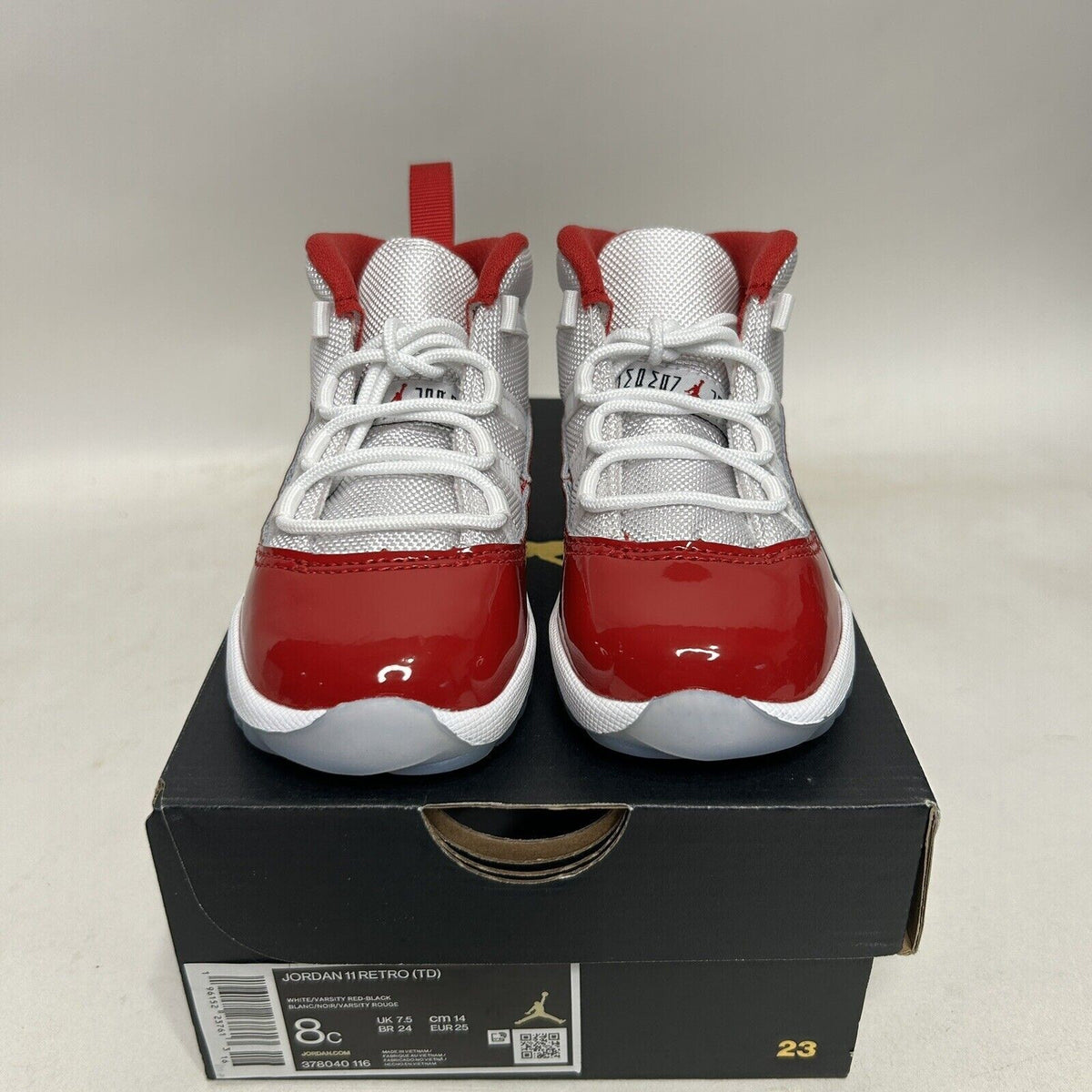 Nike Air Jordan 11 Retro TD “Cherry Red White” 2024