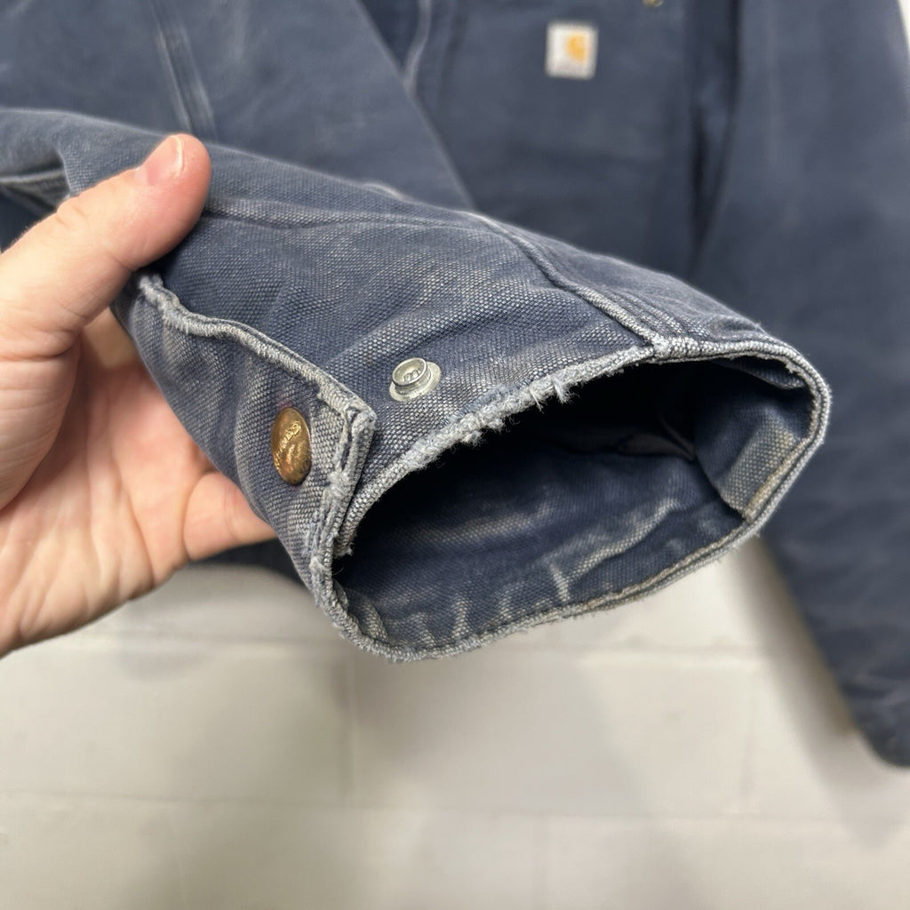 Vintage Carhartt Blanket-Lined Detroit Jacket “Navy” J01 NVY Men’s 46/Large