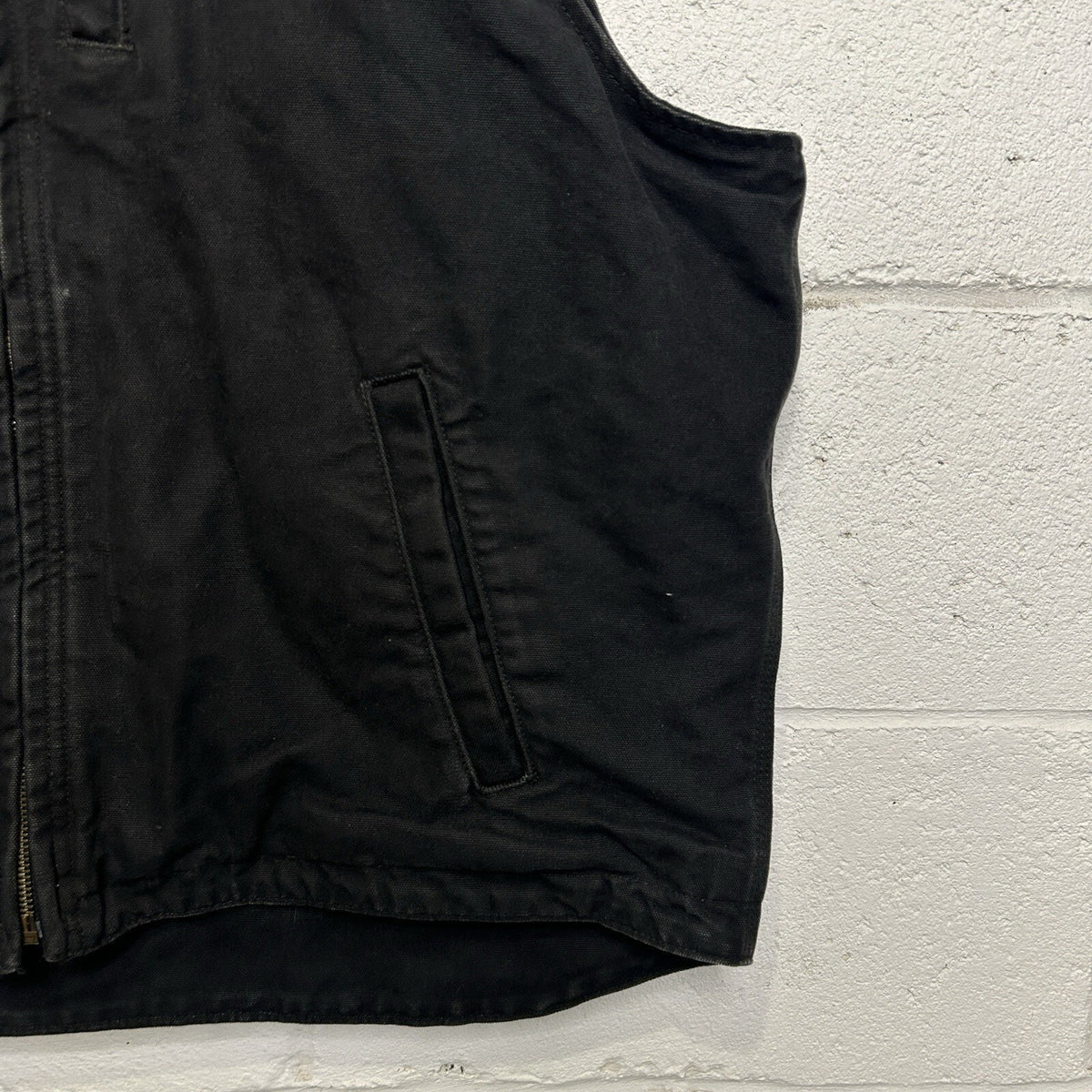 Carhartt Fleece-Lined Knoxville Hooded Vest “Black” 101687-001 Men’s X-Large