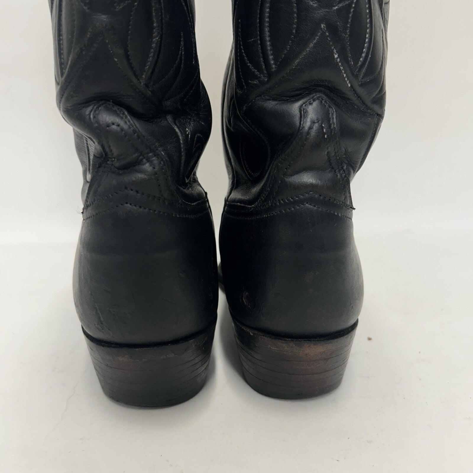 Lucchese Handmade Classics Goatskin Vines Cowboy Boots “Black” L1309 Men’s 8.5D