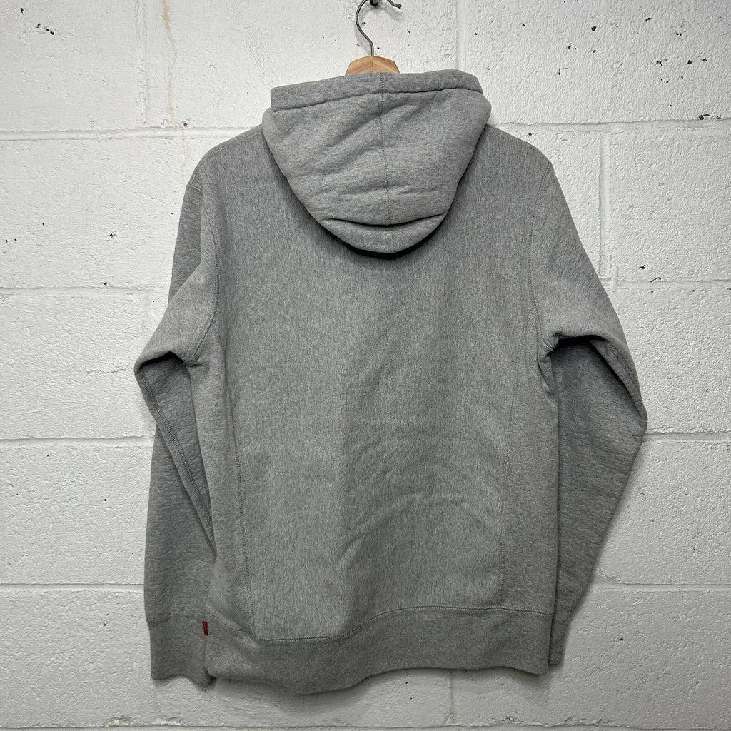Supreme Fleece Pullover Blank Hoodie “Heather Grey” Men’s Medium