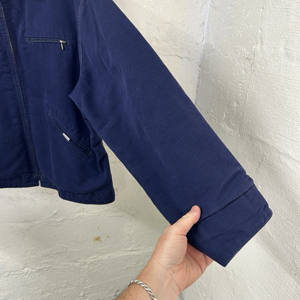 Vintage Carhartt Blanket-Lined Detroit Jacket “Dark Navy” JB242 Men’s X-Large