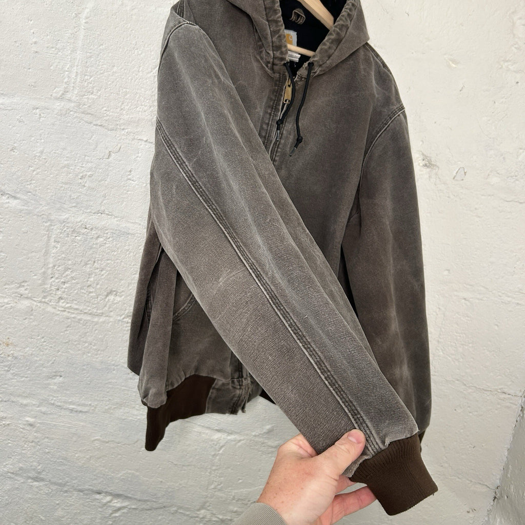 Vintage Carhartt Thermal Hooded Active Jacket “Chestnut” J25 CHT Men’s X-Large