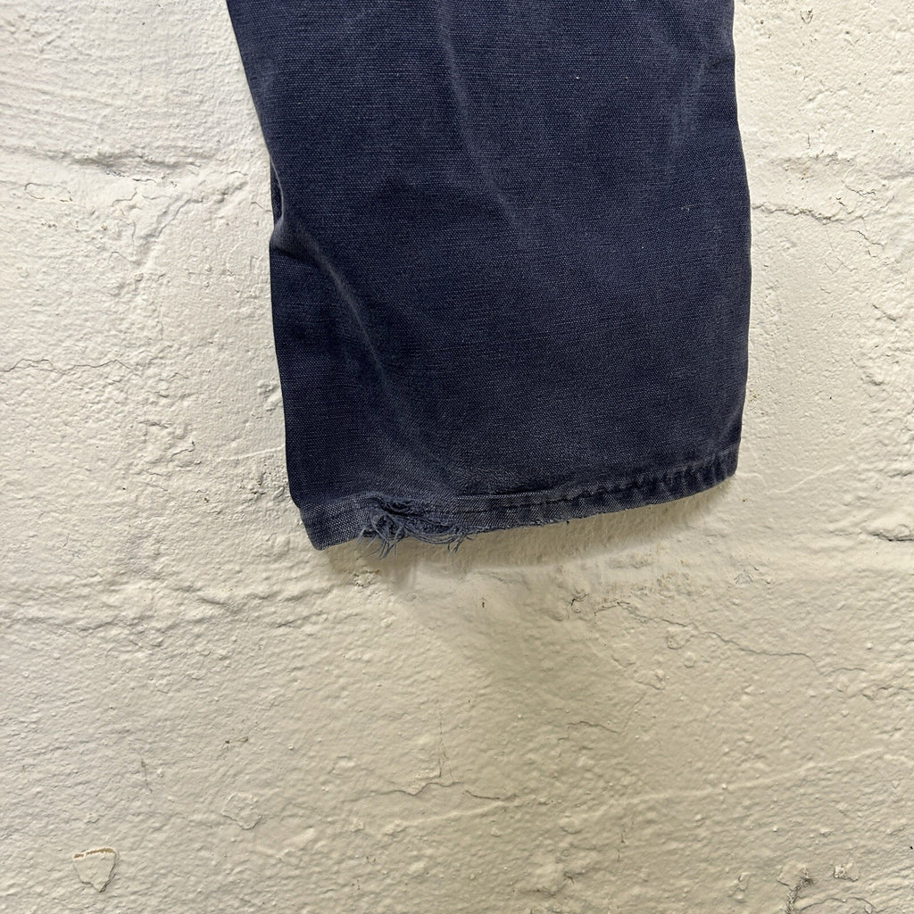Vintage Carhartt Dungaree Fit Work Pants “Midnight Navy” B11 MDT 38x32