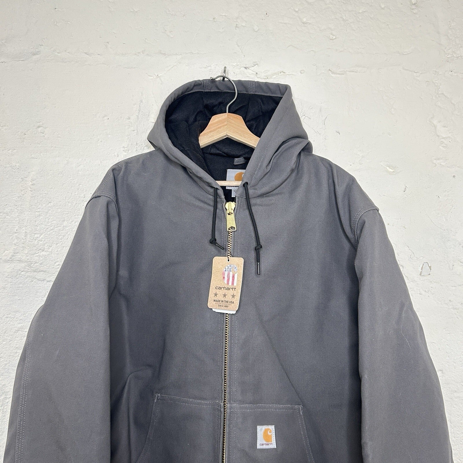 Carhartt Quilted Hooded Active Jacket “Gravel/Grey” J140-GVL Men’s Large Tall
