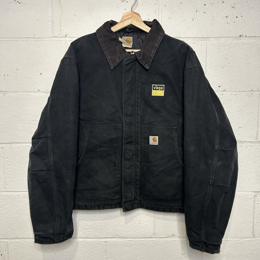 Vintage Carhartt Quilted Traditional Artic Jacket “Black” J02 BLK Men’s X-Large