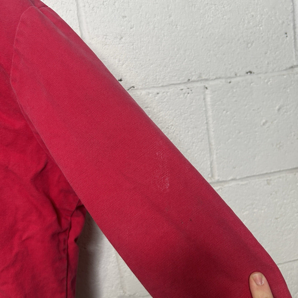Vintage Polar King Quilted Canvas Hooded Jacket “Red Black” Men’s Large Carhartt