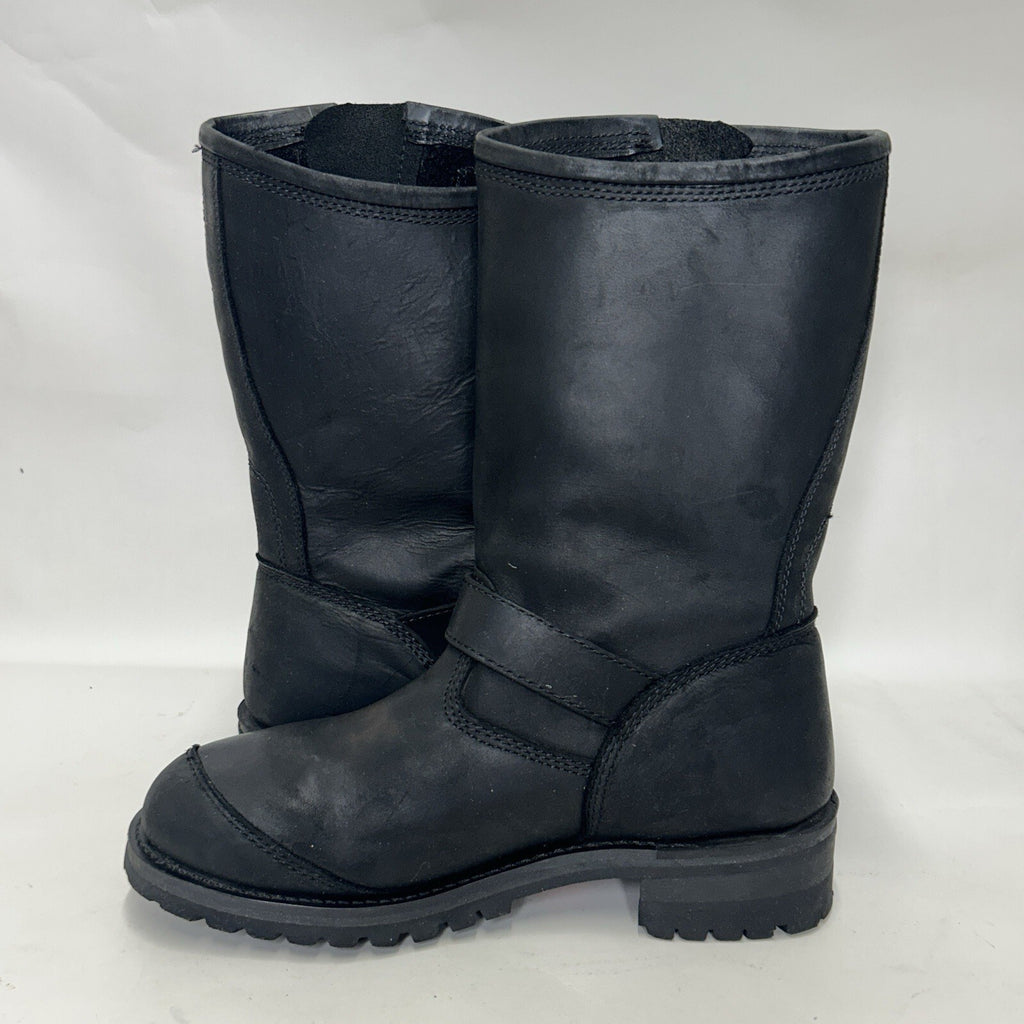 Harley Davidson Embroidered Flames Biker Engineer Boots “Black” Men’s 12