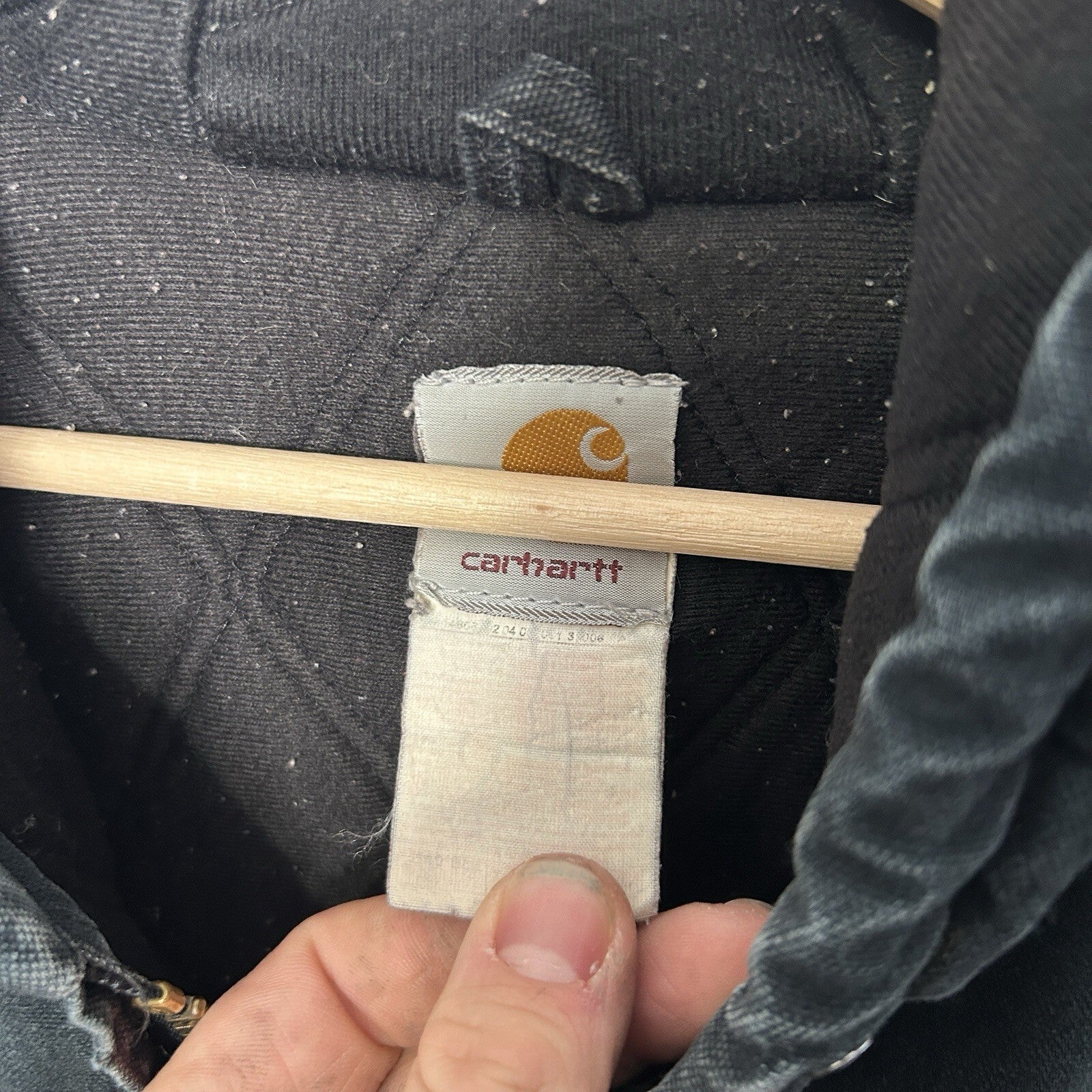 Vintage Carhartt Quilted Active Jacket “Black” J140 BLK Men’s X-Large