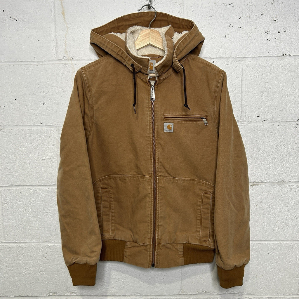 Carhartt Sherpa-Lined Wildwood Jacket “Brown” 100815-211 Women’s Medium