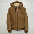 Carhartt Sherpa-Lined Wildwood Jacket “Brown” 100815-211 Women’s Medium