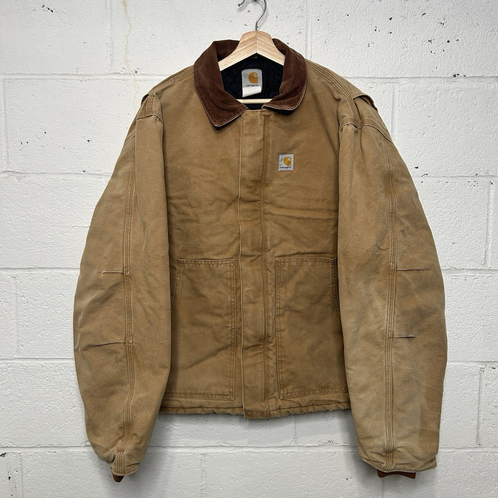 Vintage Carhartt Quilted Traditional Artic Jacket “Brown” J02 BRN Men’s Large