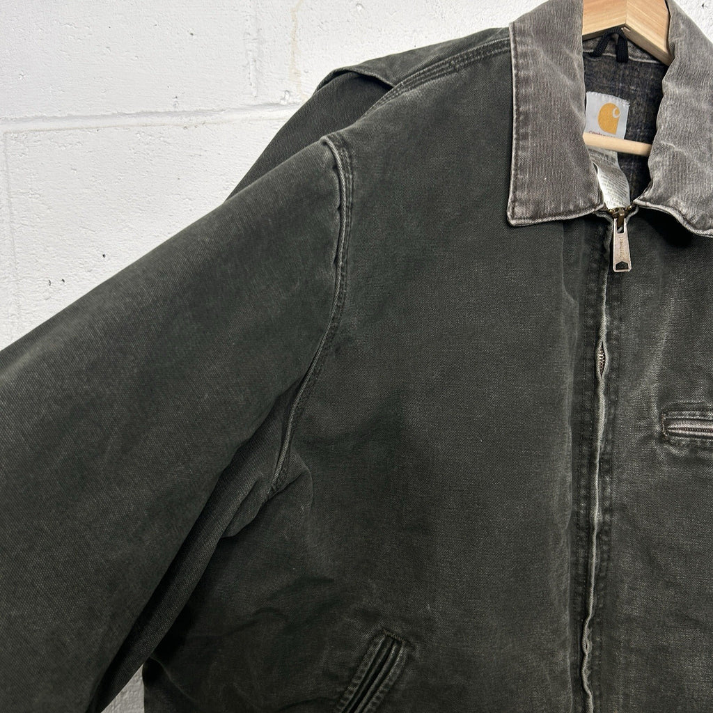 Vintage Carhartt Blanket-Lined Detroit Jacket “Moss Green” J97 MOS Men’s X-Large