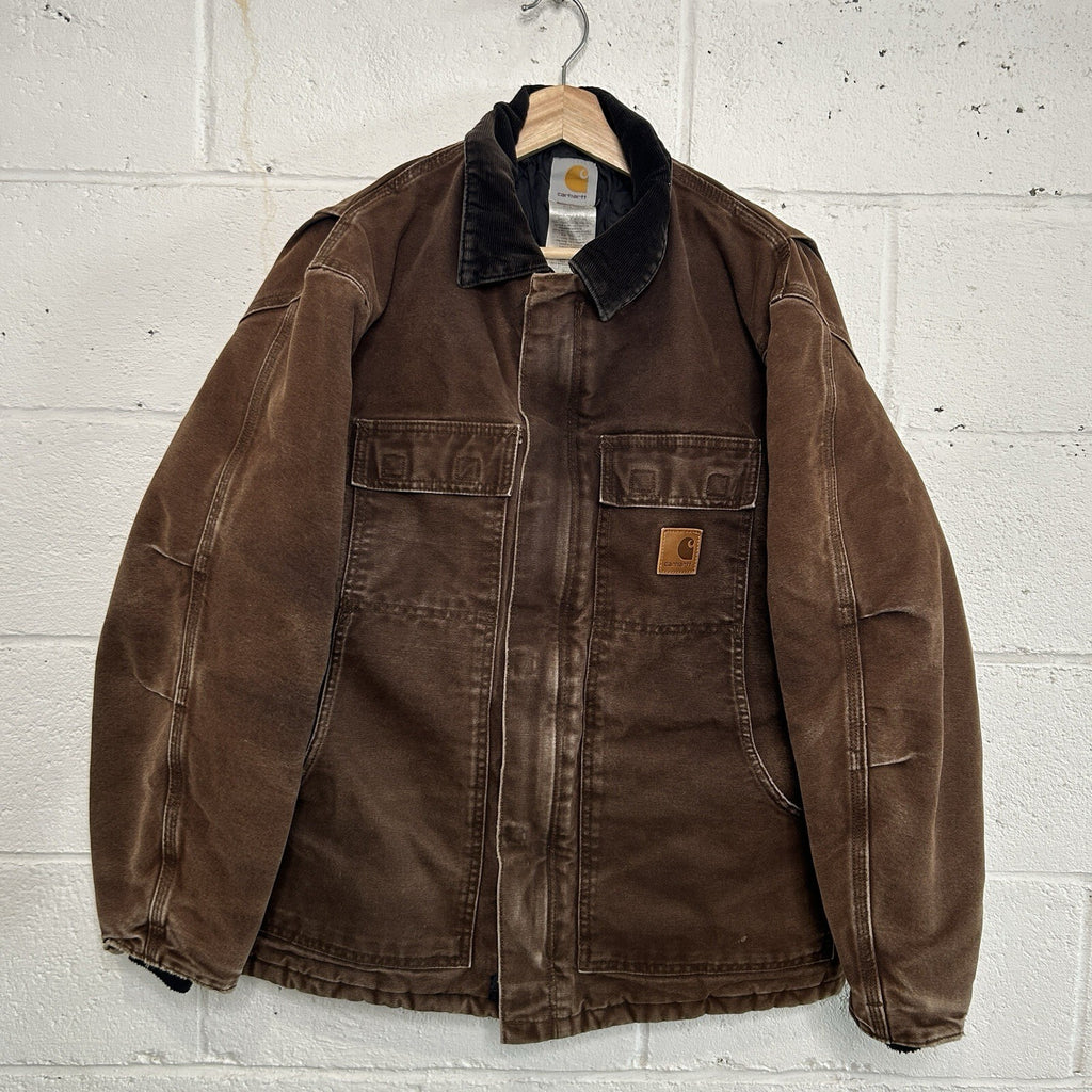 Vintage Carhartt Quilted Artic Jacket “Dark Brown” C26 DKB Men’s Medium