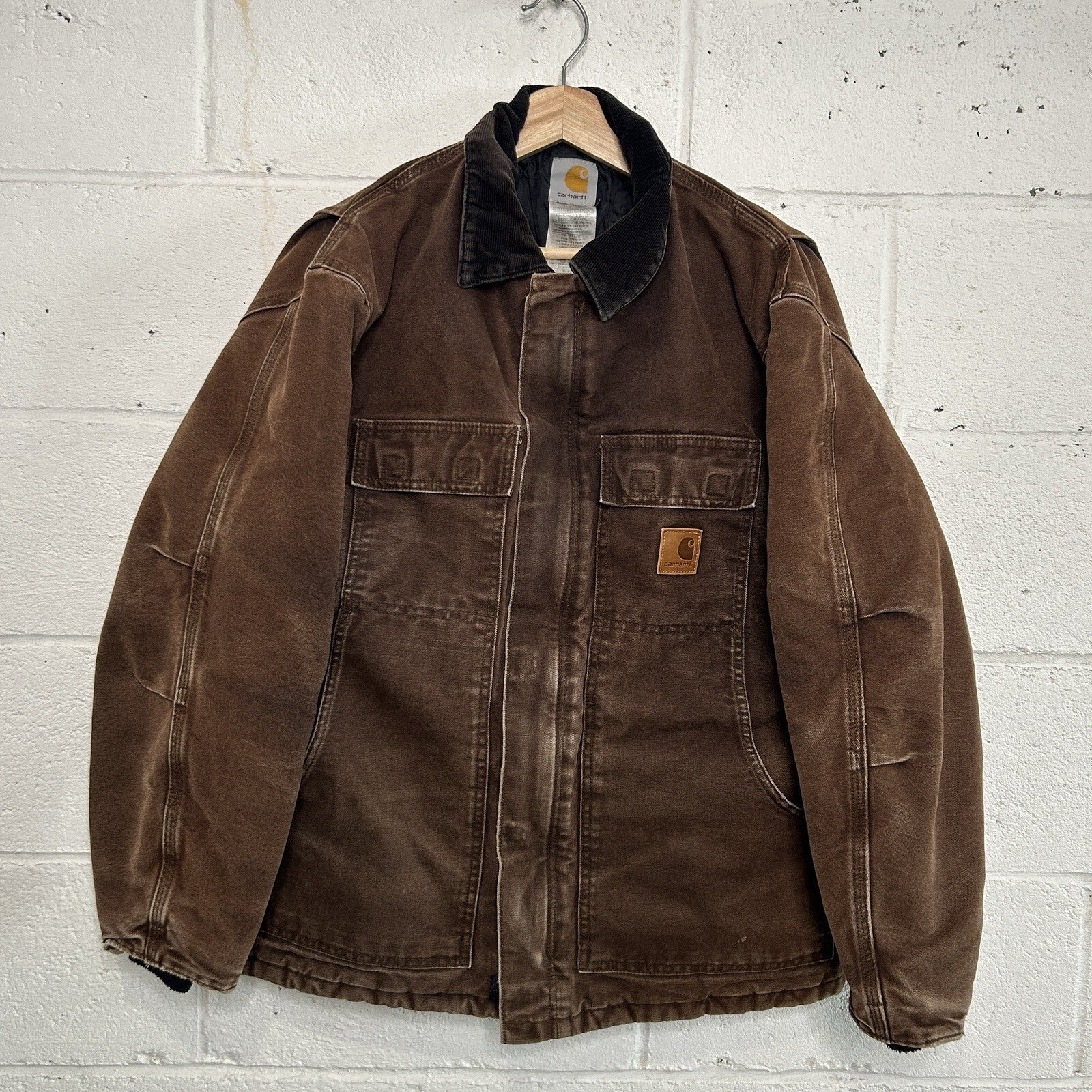 Vintage Carhartt Quilted Artic Jacket “Dark Brown” C26 DKB Men’s Medium