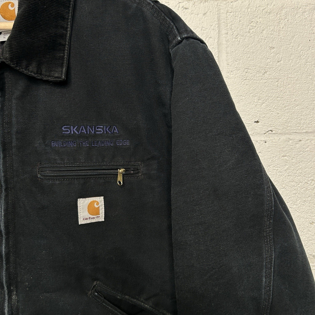 Y2K Carhartt Blanket-Lined Detroit Jacket “Black” J001 BLK Men’s X-Large
