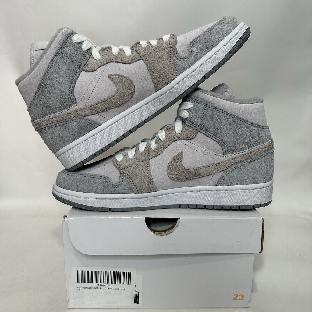 Nike Air Jordan 1 Mid SE WMNS “Particle Grey/Fleece” DO7139-002 Women’s 10 New