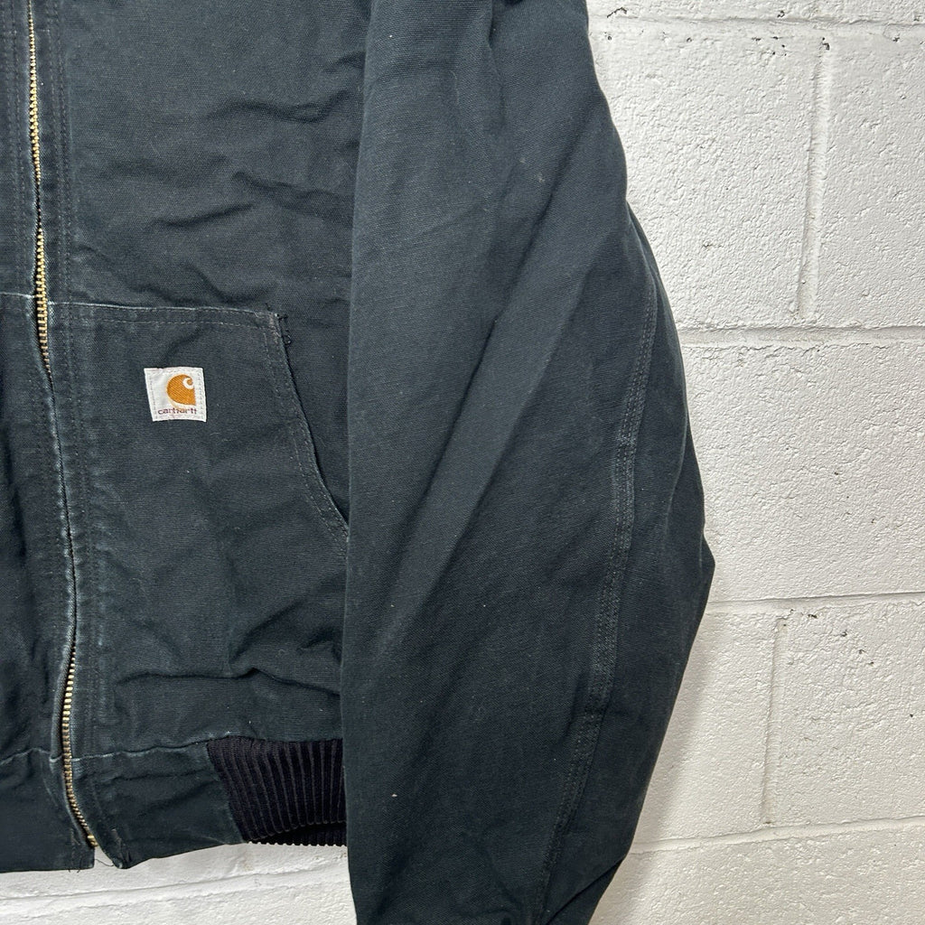 Vintage Carhartt Quilted Hooded Active Jacket “Black” J140 BLK Men’s X-Large