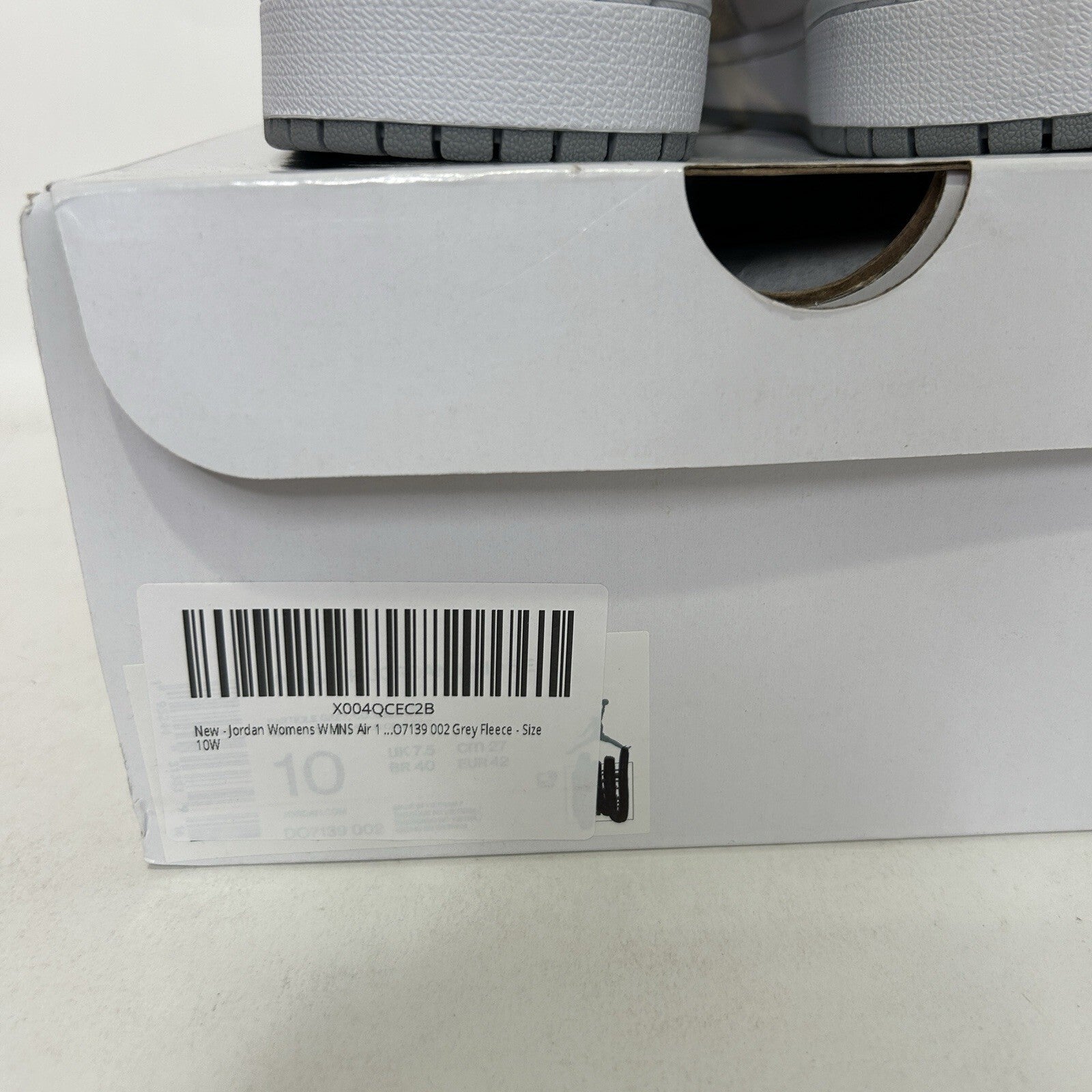 Nike Air Jordan 1 Mid SE WMNS “Particle Grey/Fleece” DO7139-002 Women’s 10 New