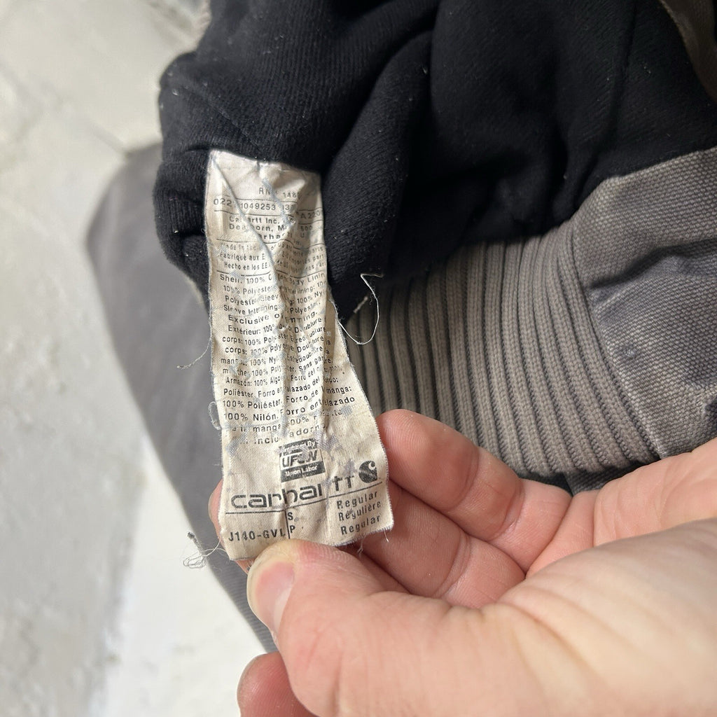 Carhartt Quilted Hooded Active Jacket “Gravel/Grey” J140-GVL Men’s Small