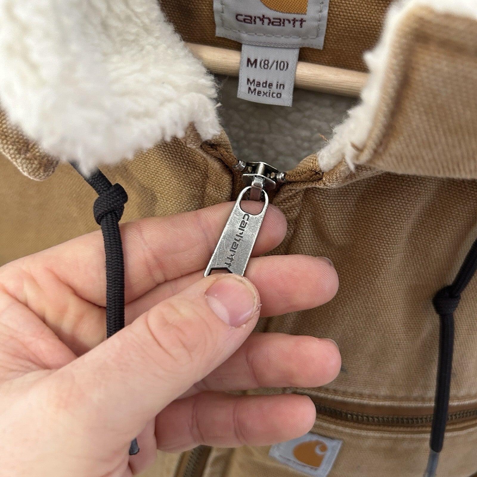 Carhartt Sherpa-Lined Wildwood Jacket “Brown” 100815-211 Women’s XL