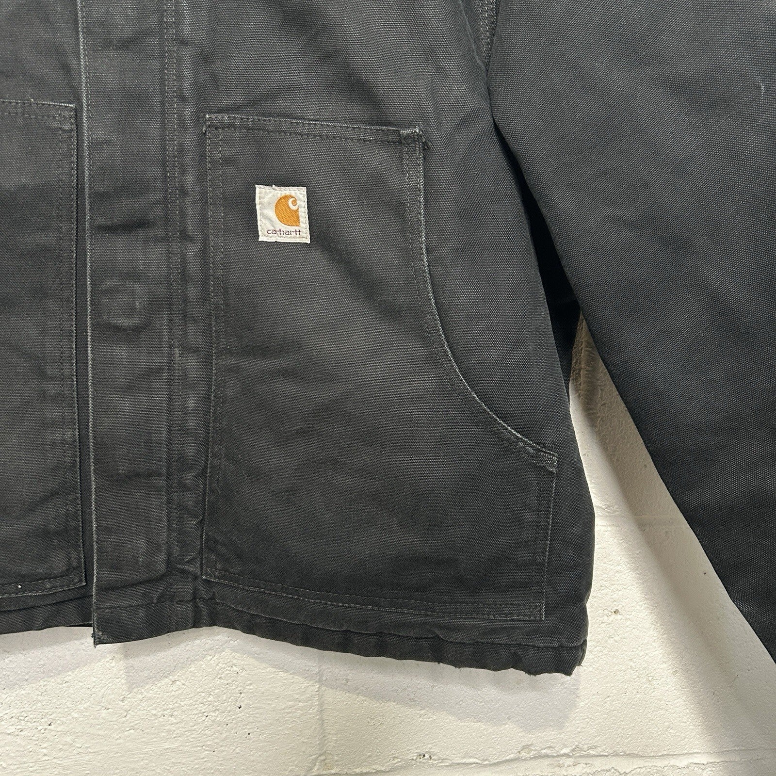 Vintage Carhartt Quilted Traditional Artic Jacket “Black” J02 BLK Men’s X-Large