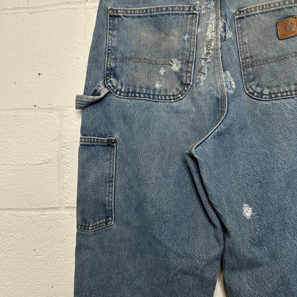 Vintage Carhartt Logger Denim DoubleKnee Pants “Darkstone”