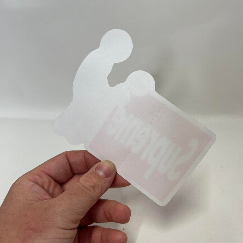 Supreme Stick Figure Box Logo Sticker “White” FW25