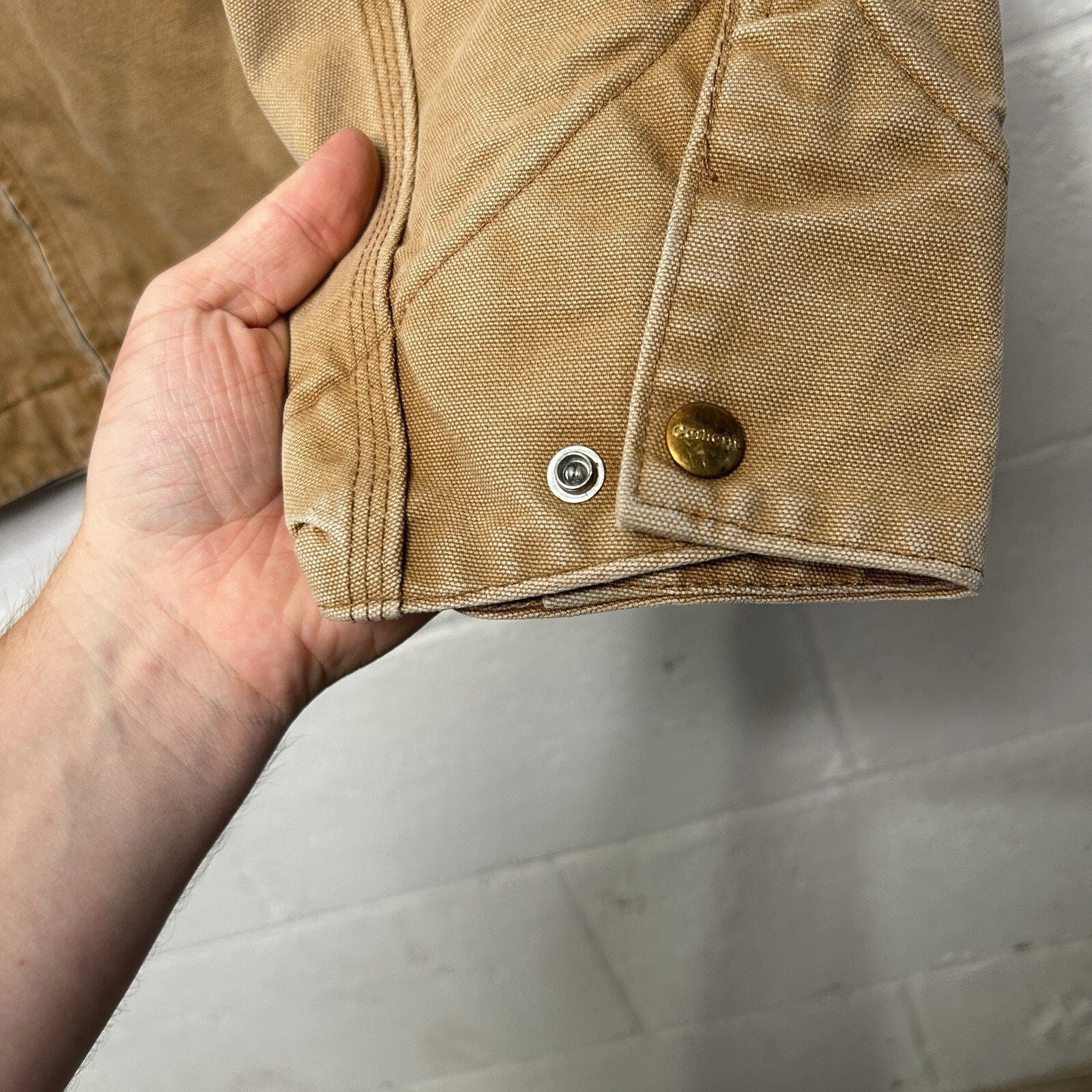 Vintage Carhartt Blanket-Lined Detroit Jacket “Brown Wheat”