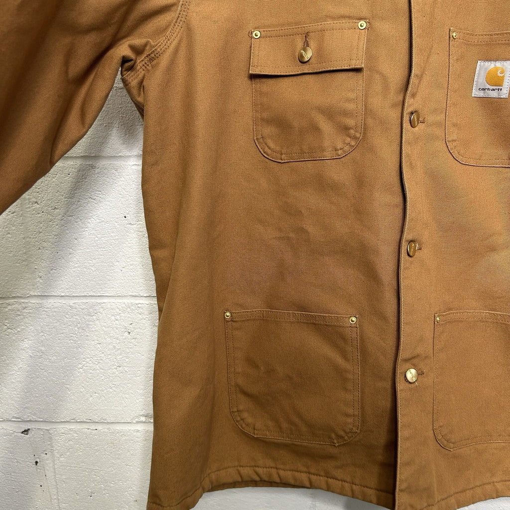 Carhartt Blanket Lined Corduroy Collar Chore Coat “Brown” C001 BRN Men’s XL