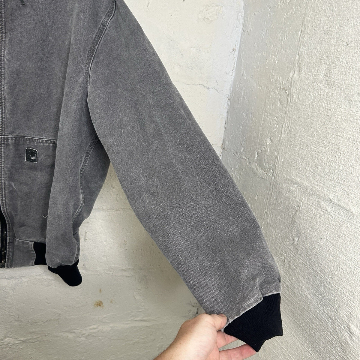 Y2K Carhartt Mesh-Lined Active Jacket “Gravel Grey” J360 GVL