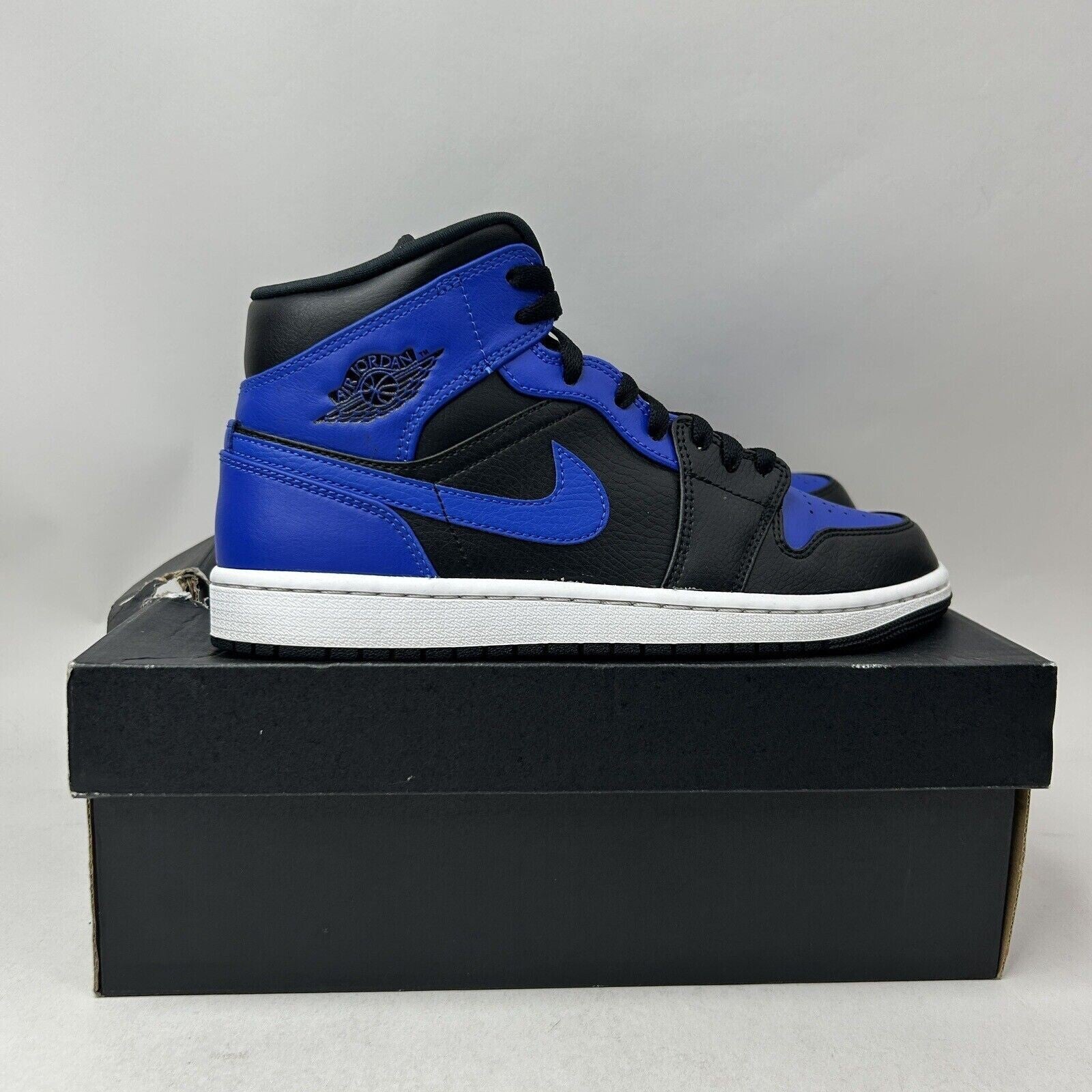 Nike Shoes Air Jordan 1 Mid Retro “Hyper Royal” 554724-077 Men’s 8 Worn